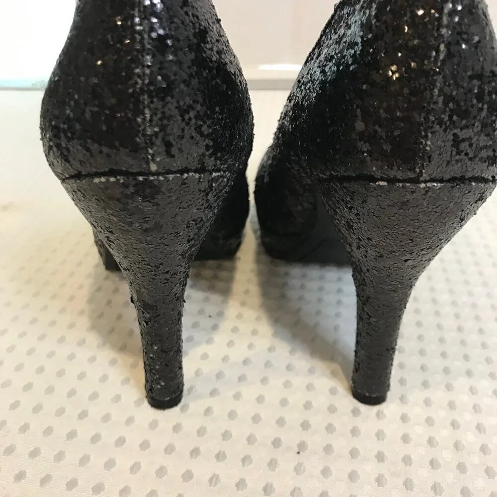 FERGALICIOUS BY FERGIE NELLY TOO GLITTER HEEL SHOES SIZE 7M